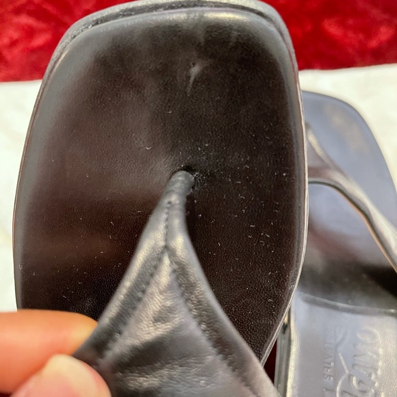 Authentic Salvatore Ferregamo wooden sandals - Picture 5 of 6